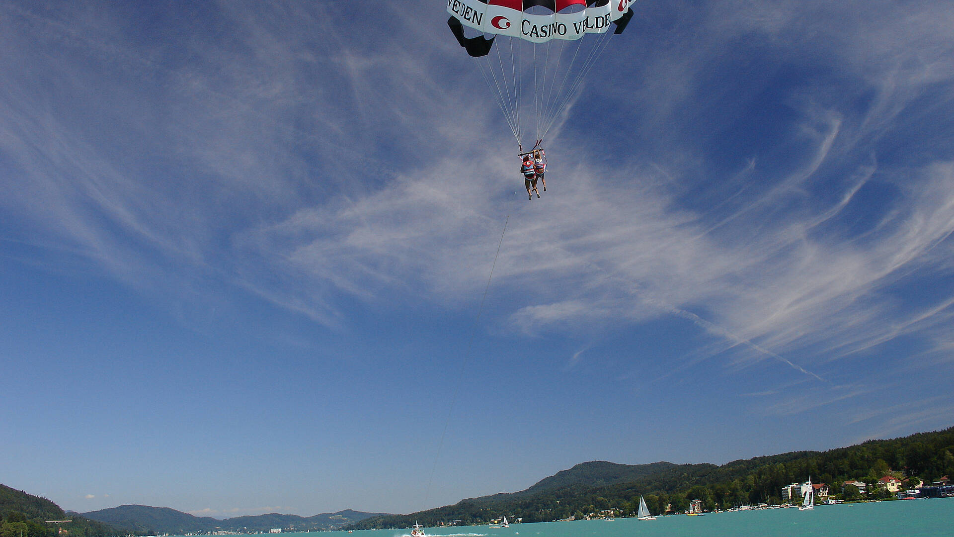 Parasailing in Velden am Wörthersee