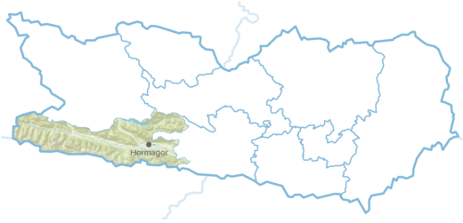 Nassfeld Lesachtal Weissensee map