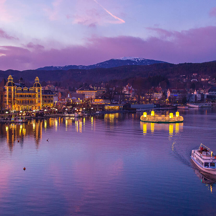 Veldener Advent mit Blick auf die Bucht