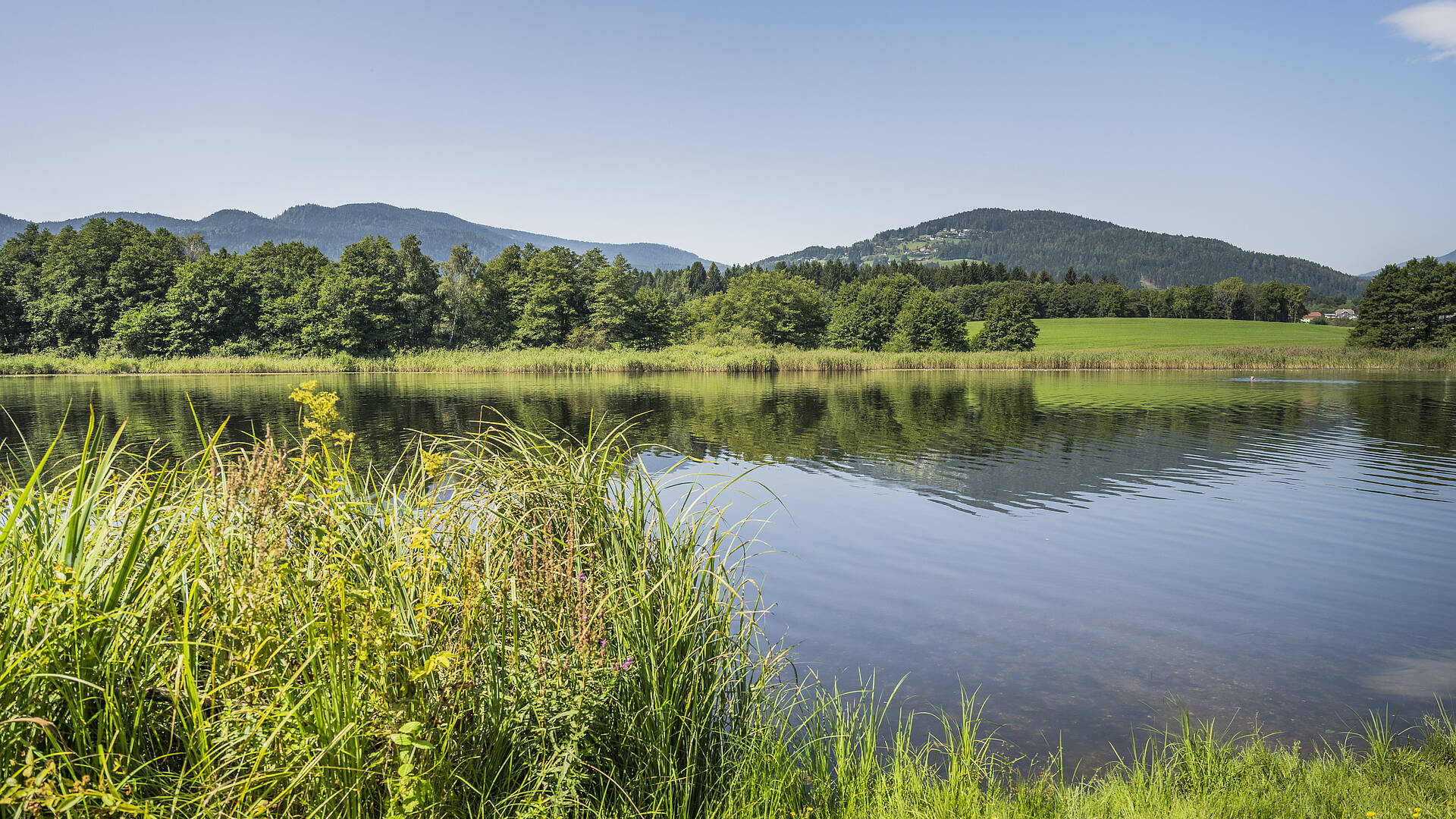 Flatschacger See Familie Baden