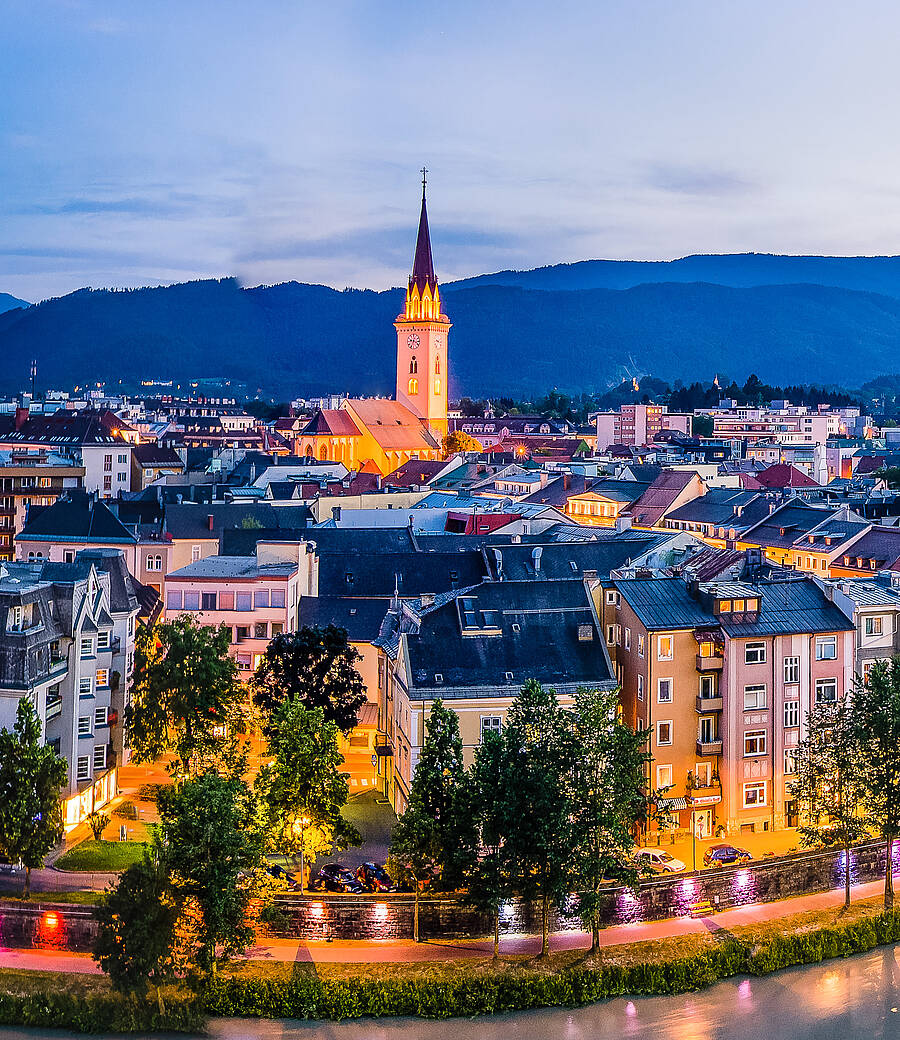 Region Villach Tourismus Michael Stabentheiner Villach Abendstimmung