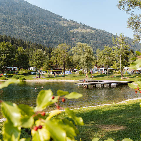 Camping Kleblach-Lind mit Badesee