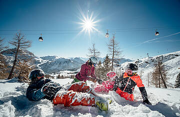 Family Spass im Schnee