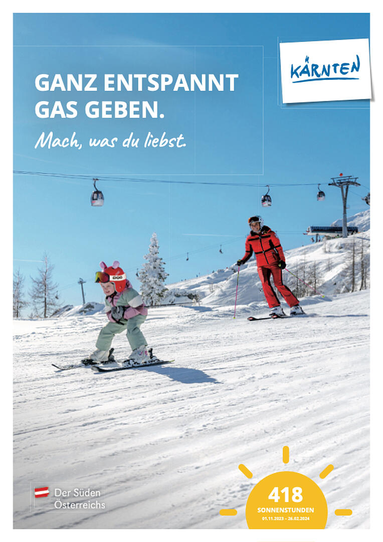 Skifahren in Kärnten.