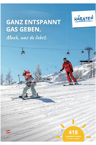 Skifahren in Kärnten.