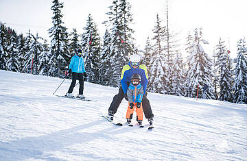 Winter am Millstätter See mit der Familie