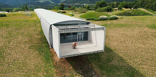 Blick auf das Museum Liaunig Südkärnten