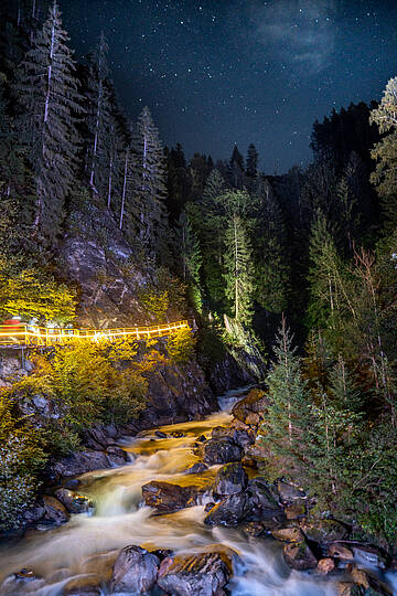 Nachtwanderung in der Groppensteinschlucht
