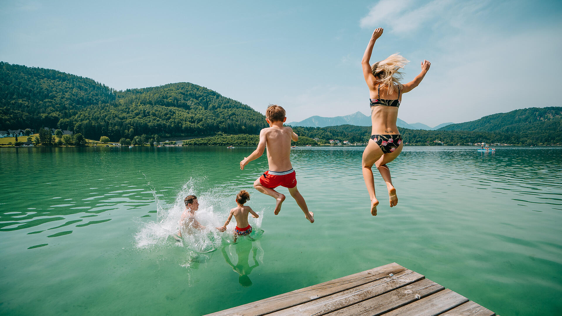 Klopeiner See - Südkärnten - Baden Familie Sommer