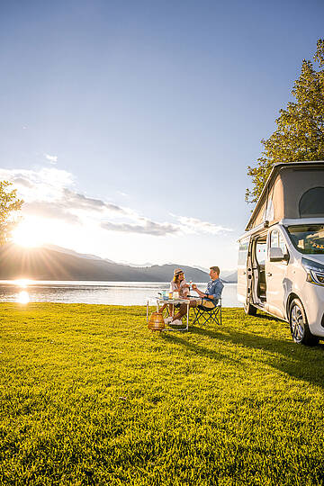 Camping am Millstaetter See mit Wohnmobil