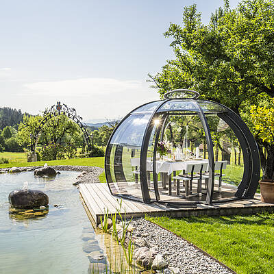 Dinner in der Glaskuppel am Millstaetter See