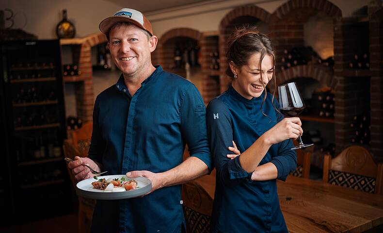 Kuechenteam im Lindenhof in Feld am See