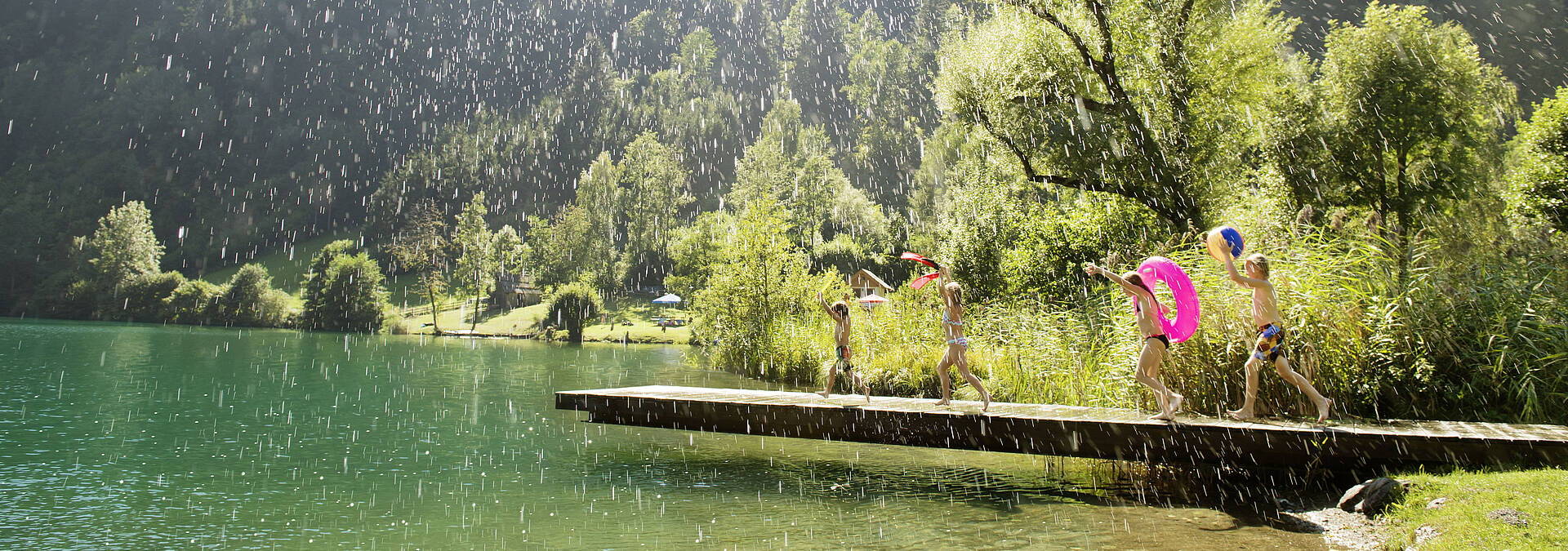 Sommerregen Afritzer See