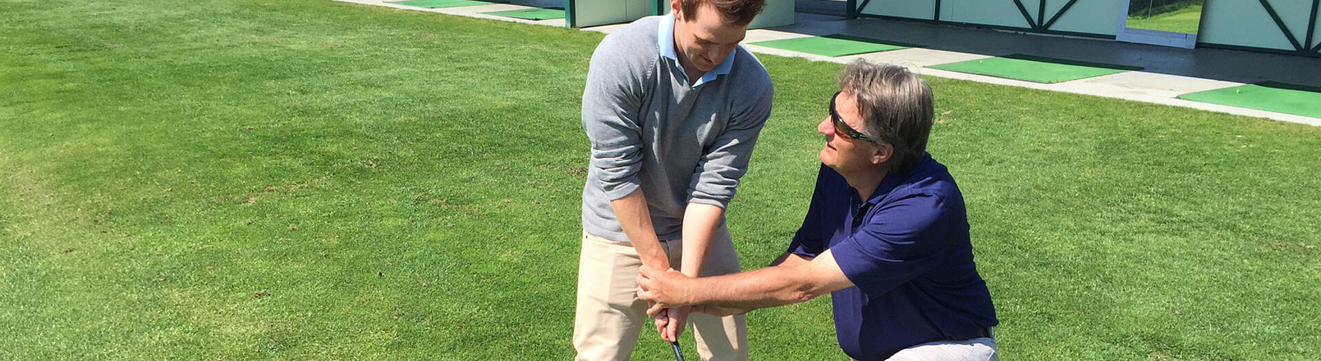 Patrick Ofner mit Head-Pro Jonathan Mills