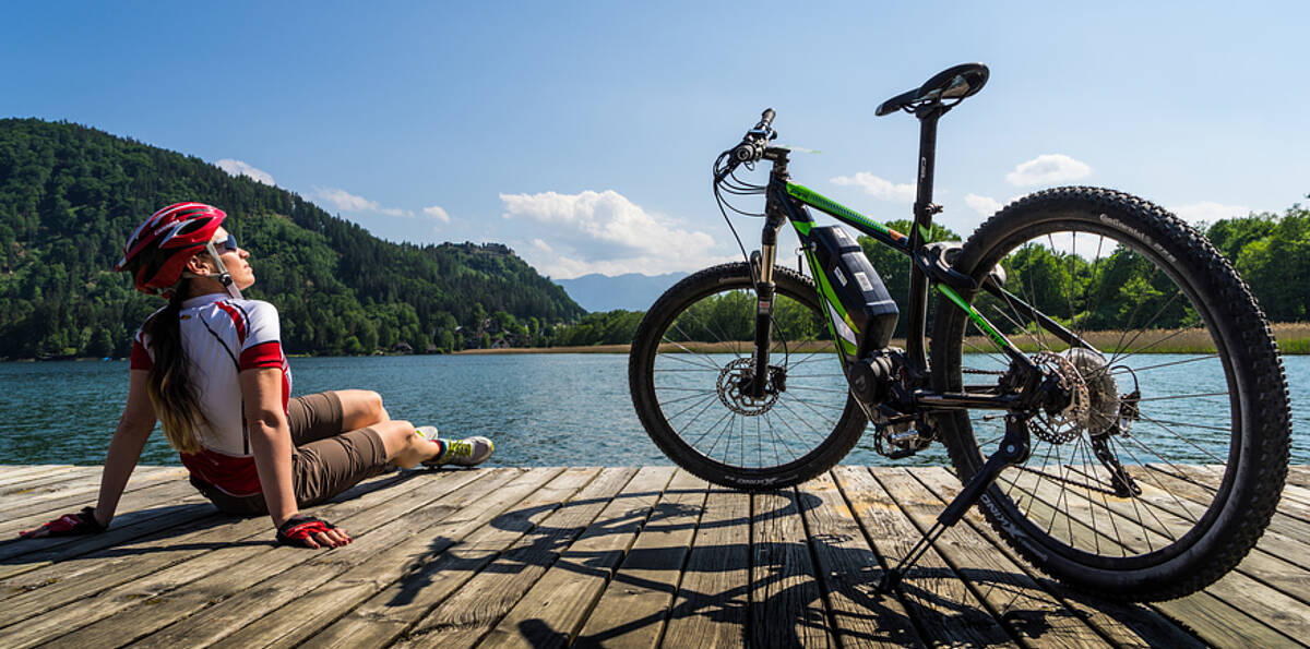Radpause am Ossiacher See