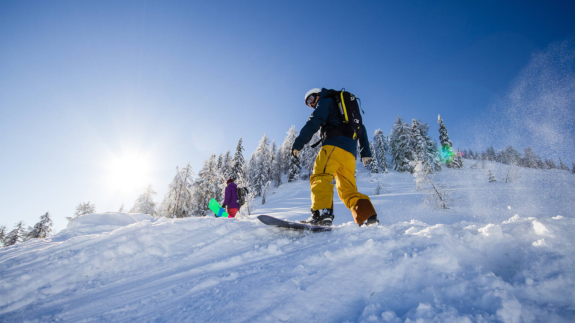 Skifahren am Goldeck