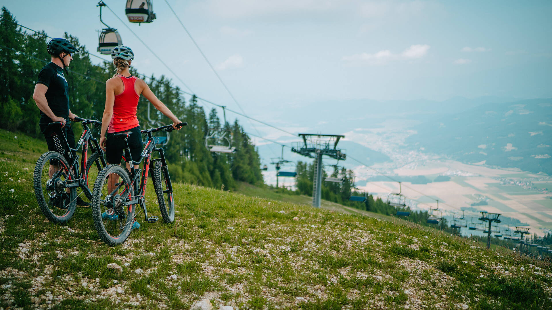 Biken auf der Petzen