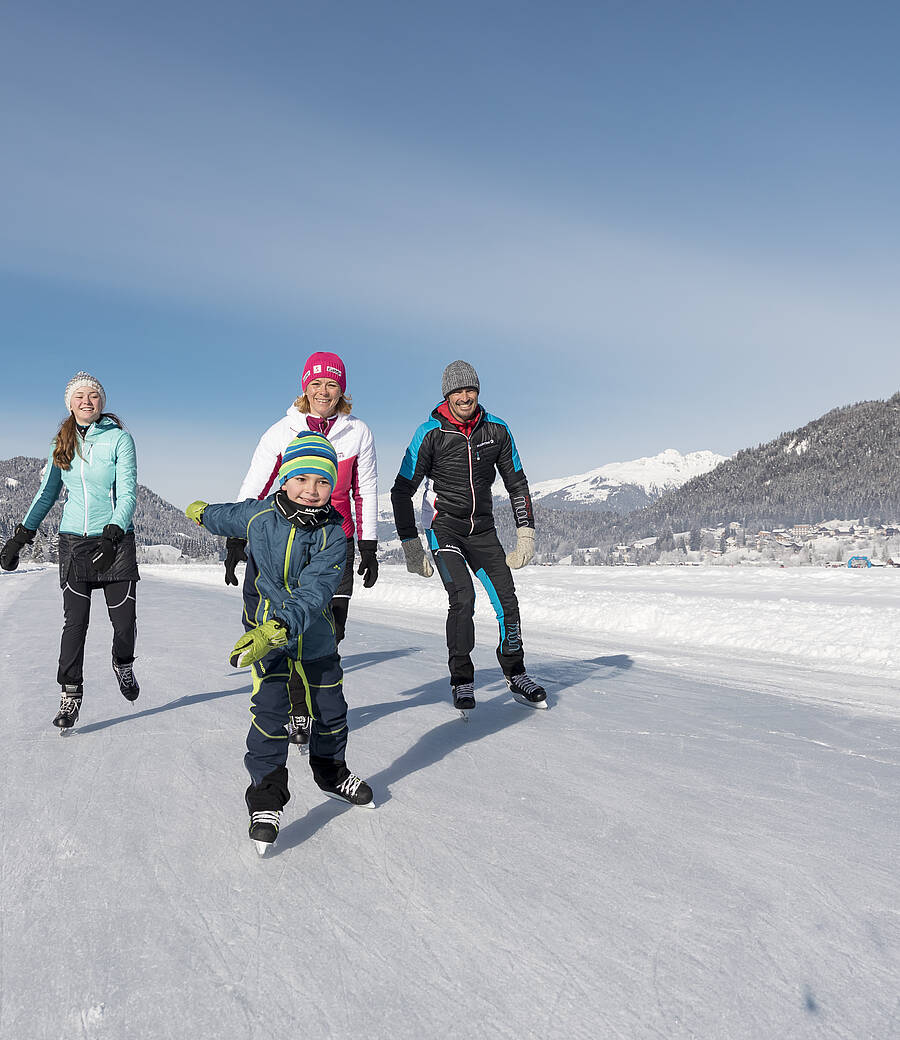 Region Weissensee_Winter_Eislaufen