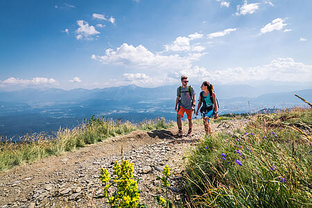 Wandern auf der Gerlitzen Alpe