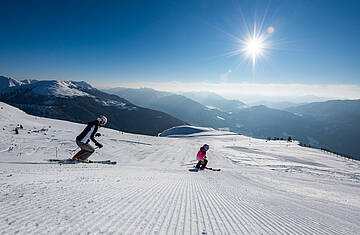 Skifahren im Drautal mit der Familie