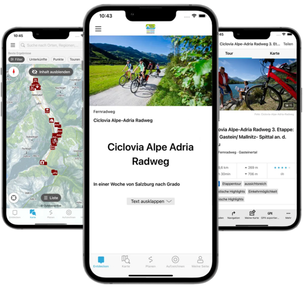 App Alpe Adria Radweg