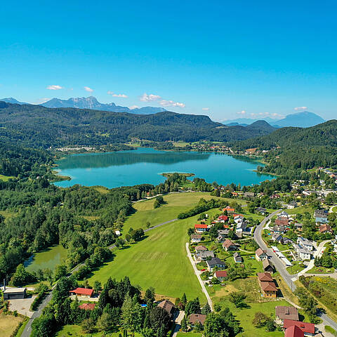 Blick auf den Keutschacher See