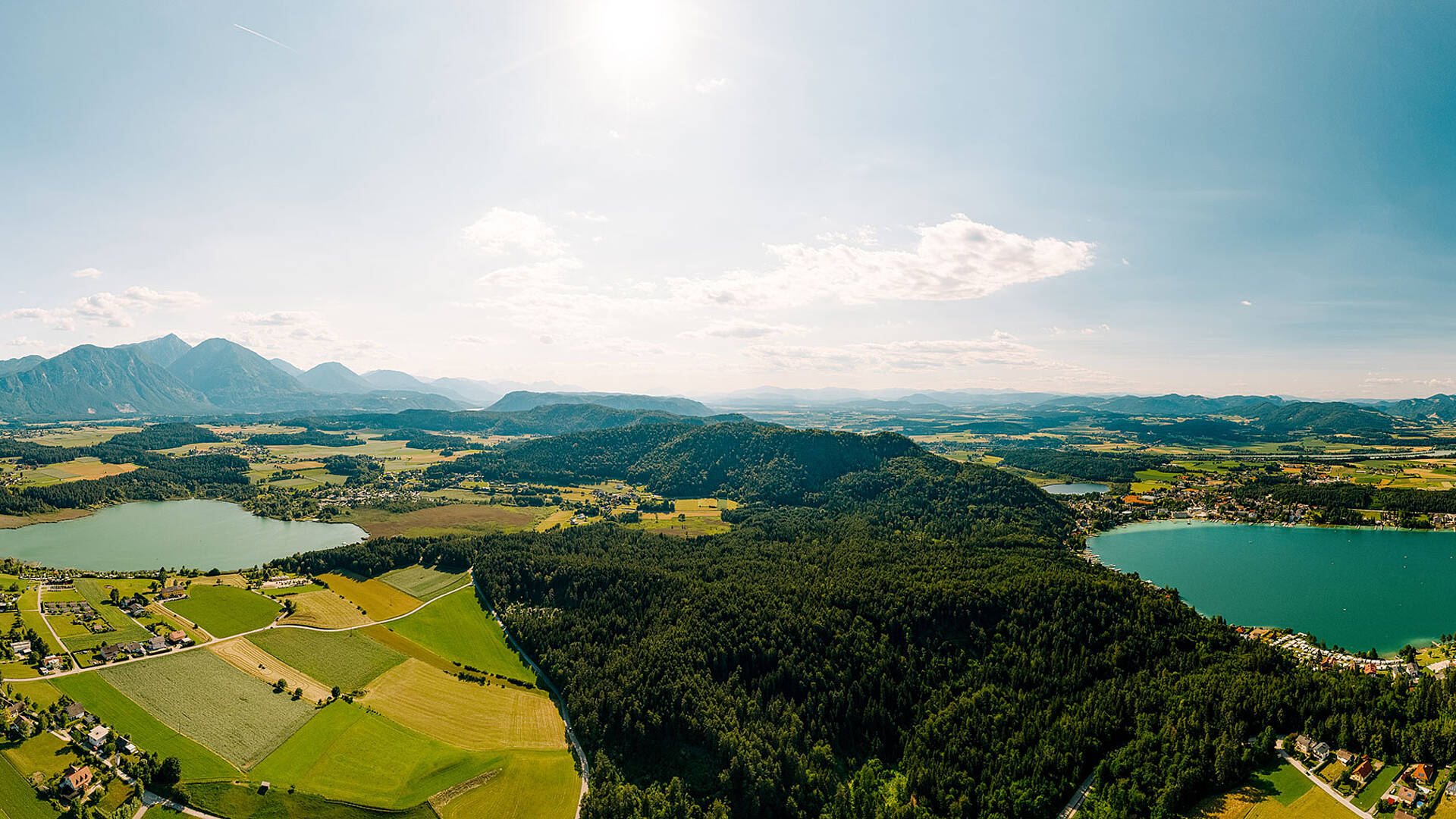 Klopeiner See Region Suedkaernten Luftbild