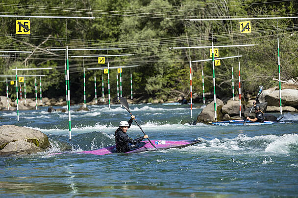 Wildwasserarena Flattach Wildwasser Kajak