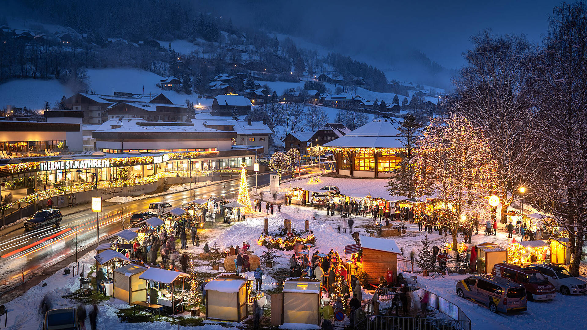 Kirchheimer Advent in Bad Kleinkirchheim mit Adventhütten