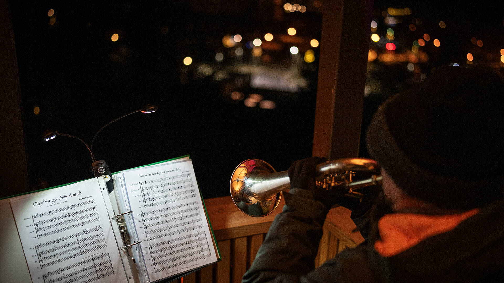 Weihnachtslieder am Millstaetter Lichtweg im Advent 