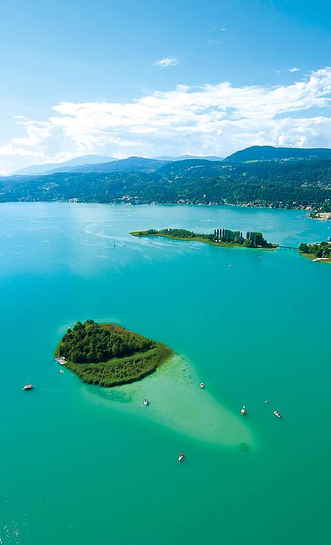 Kapuzinerinsel am Woerthersee
