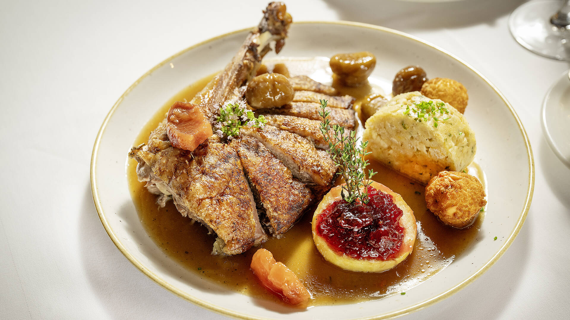 Gansl Gericht beim Brunnwirt Kassl in Guttaring  