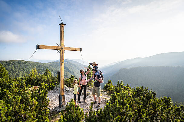 Wandern Region MBN Mein 1. Gipfel