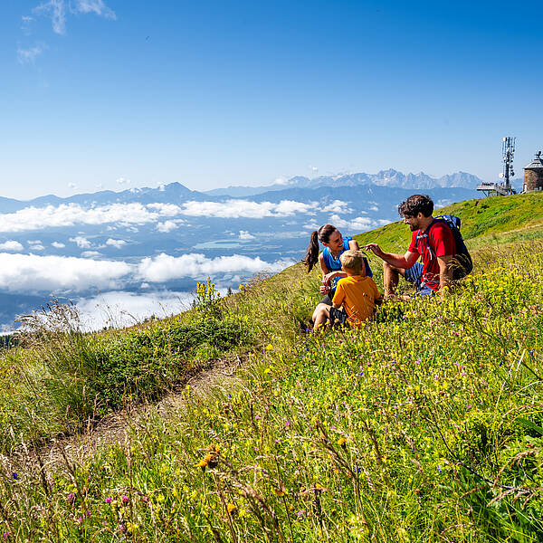 Familienwanderung auf der Gerlitzen Alpe