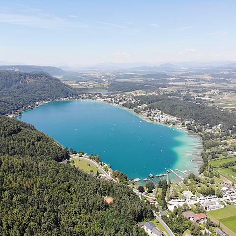 Blick auf den Klopeiner See