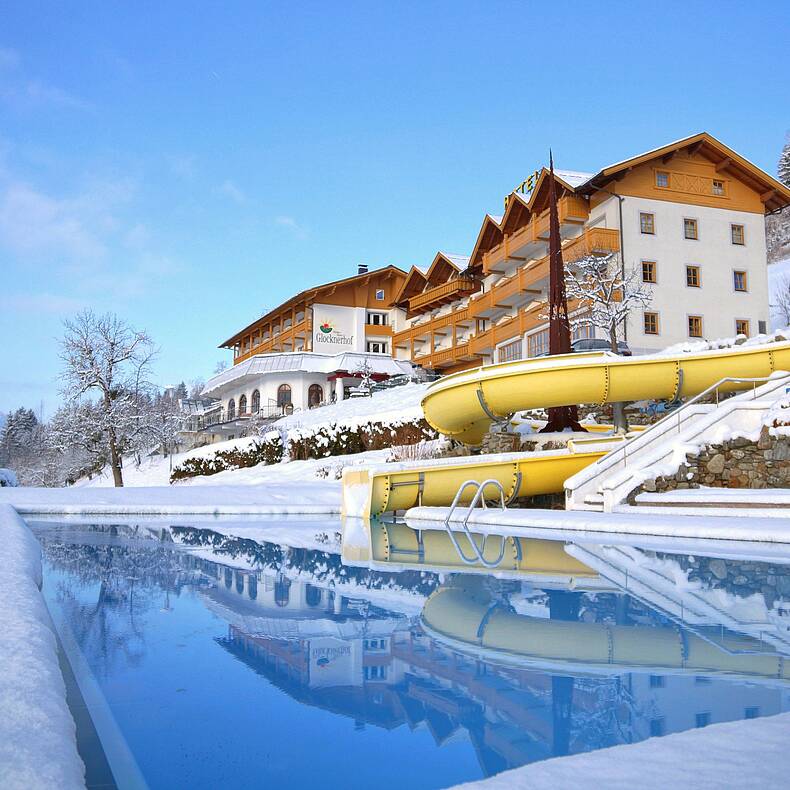 Hotel Glocknerhof im Winter_Berg im Drautal - Pool