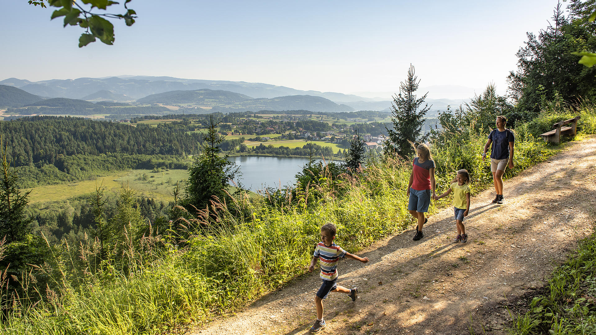 Familienwanderung am Klopeiner See