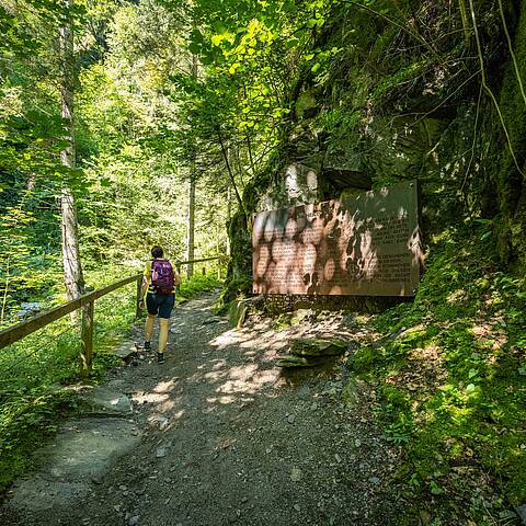 Schluchten wandern in der Nähe von Flattach 