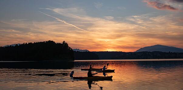 Paddeln am Faaker See mit PASSENGER X Nicole Bittger