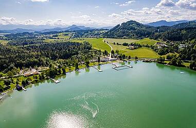 Luftaufnahme Längsee
