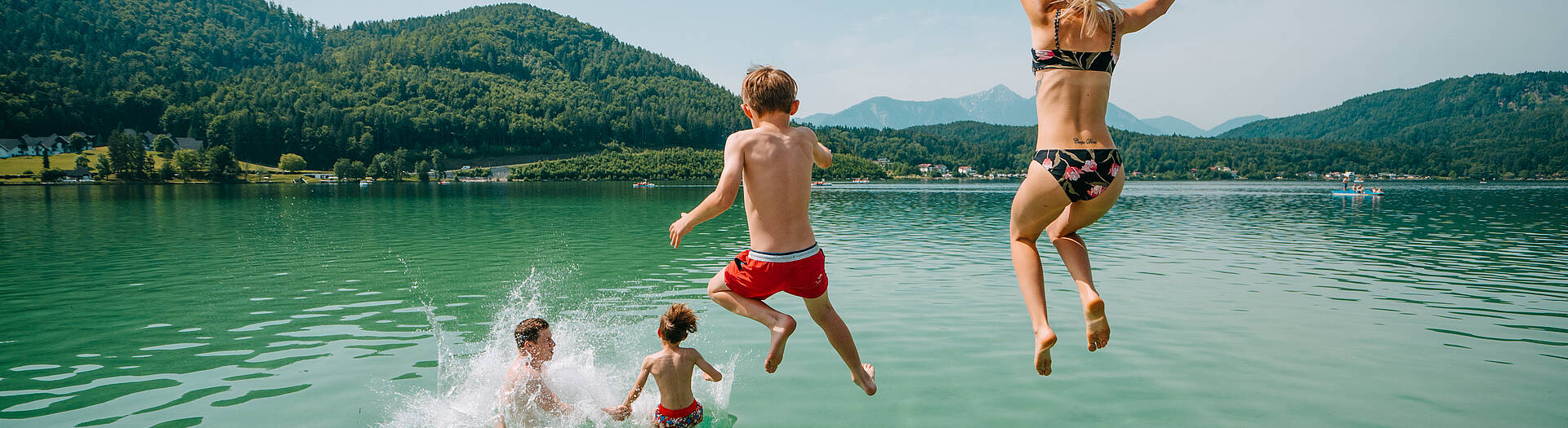 Baden in der Region Klopeiner See