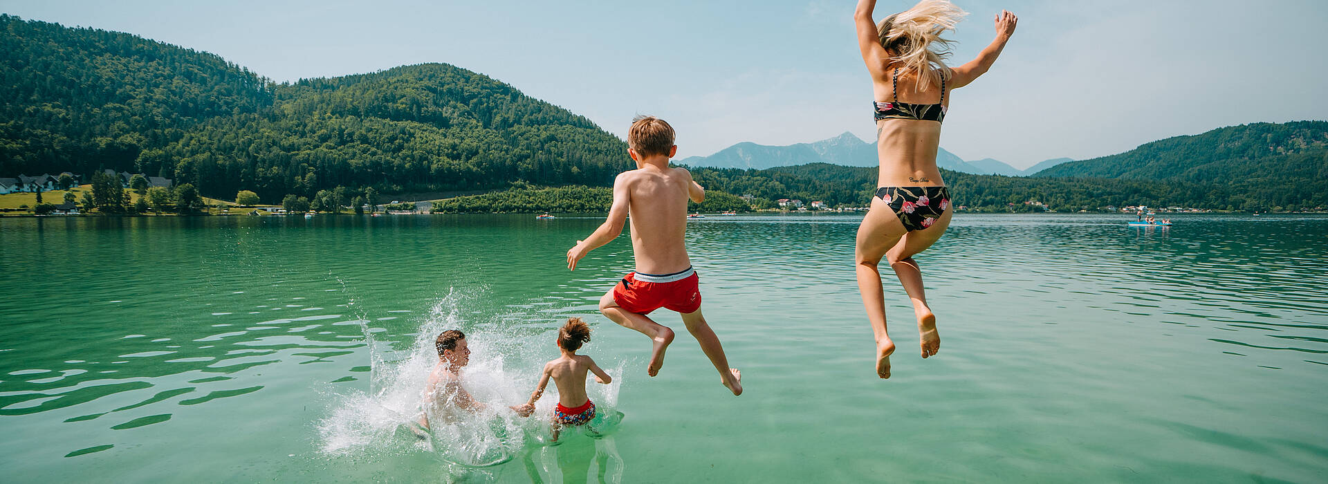 Baden in der Region Klopeiner See