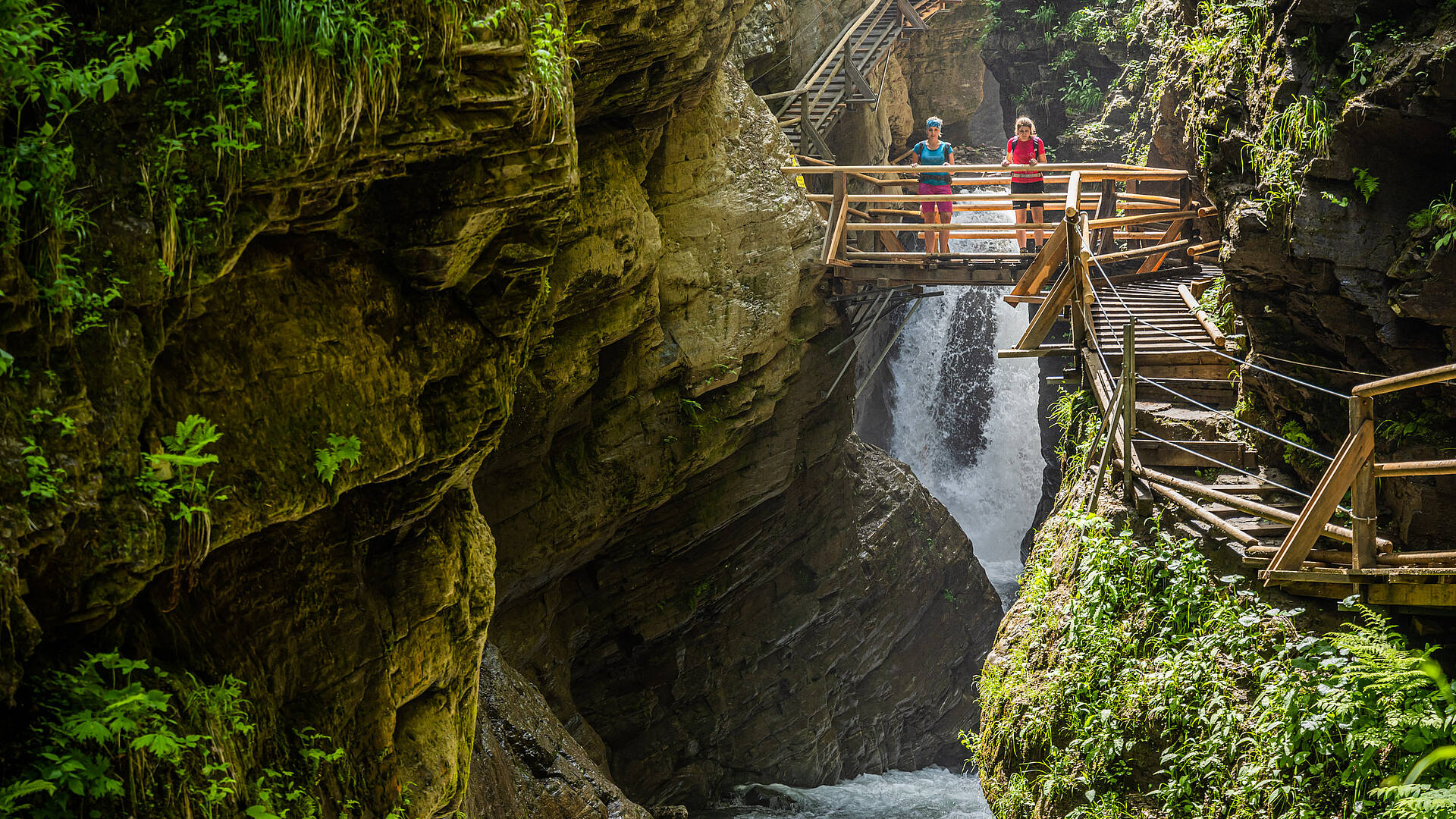 Wandern in der Raggaschlucht bei Flattach