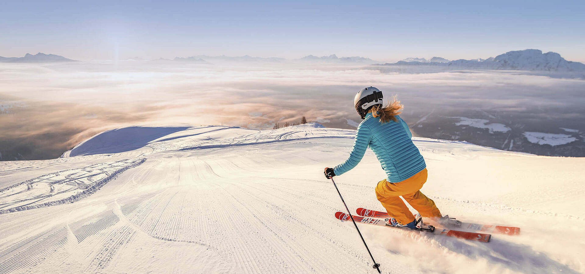 Skifahren auf der Emberger Alm