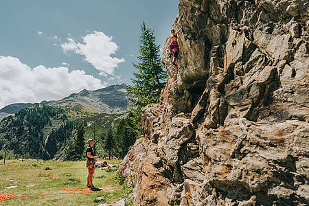 Klettern im Maltatal
