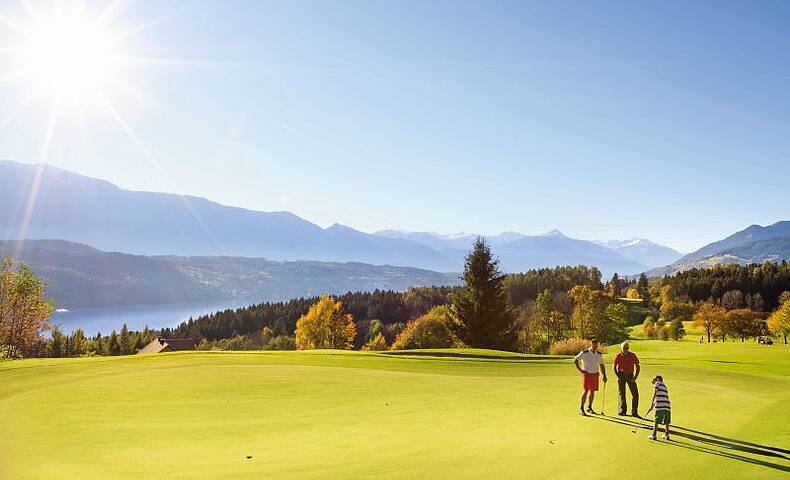 Alle Generationen sind am Golfplatz vertreten. 