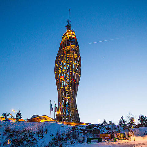 Pyramidenkogel im Winter