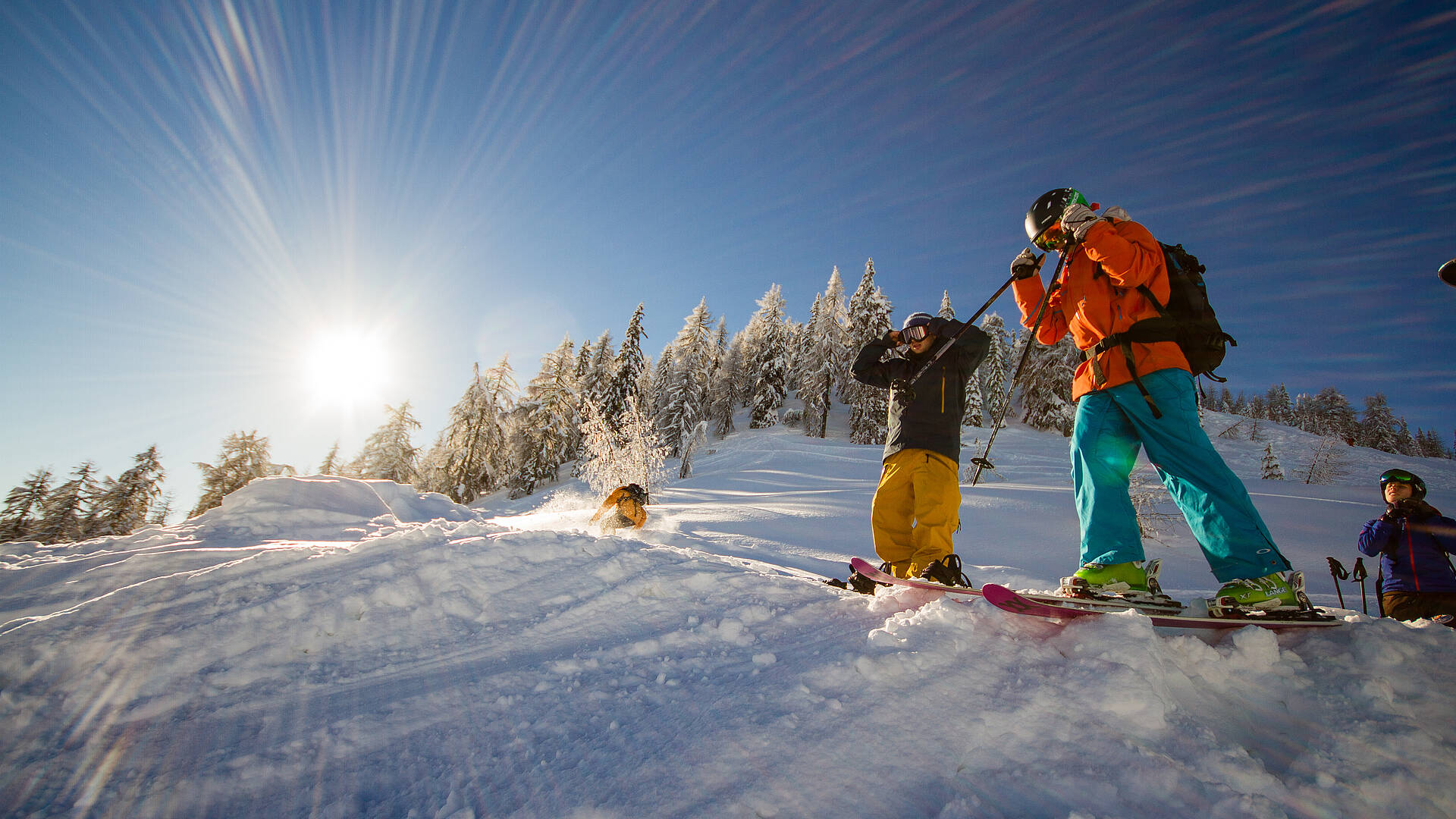 Skifahren am Goldeck