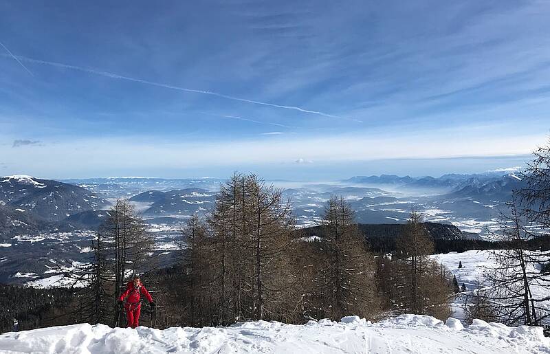 Dobratsch Skitour von Heiligengeist