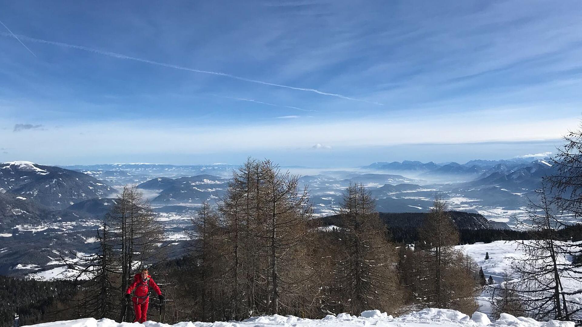 Dobratsch Skitour von Heiligengeist